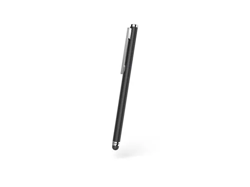 Stylus Pen Hama Slim met soft touch punt en clip zwart