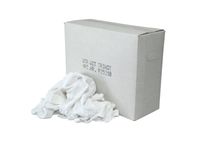 Poetslappen WTR P25210 witte tricot met gekleurd randje 10kg