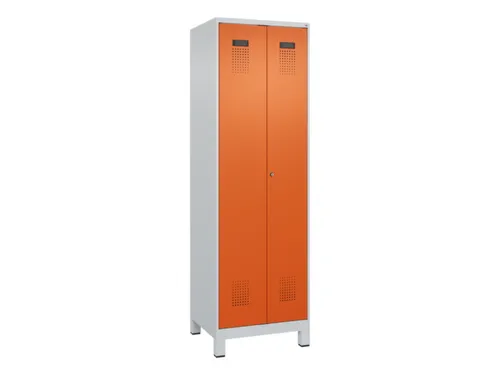 locker voor scheiding van kleding,HxBxD 1950x600x500mm,2vak