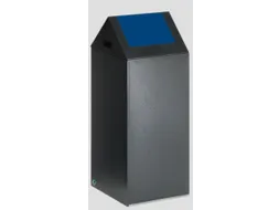 Afvalverzamelaar Zelfblussend 60 Liter 800X320X320Mm Klemring Blauw