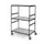 etagewagen,draagverm. 300kg,3etage(s),laadvl. LxB 800x600mm,houtetage