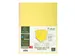 25 mappen met linnen rug FOREVER 320g/m2 24x32cm Geel