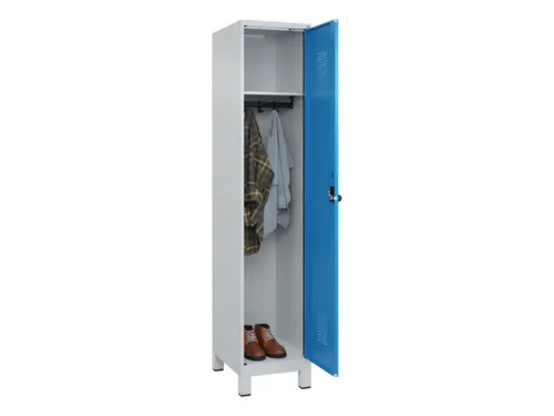 locker,HxBxD 1950x400x500mm,1vak,vak B 400mm,draaigrendel,voeten