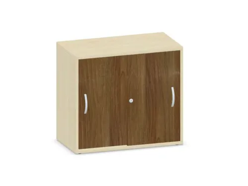 Schuifdeurkast 720x800x430mm Decor Romp Esdoorn Decor Front Noten