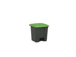pedaalemmer,1x30l,HxBxD 435x398x410mm,romp PP grijs,deksel PP groen