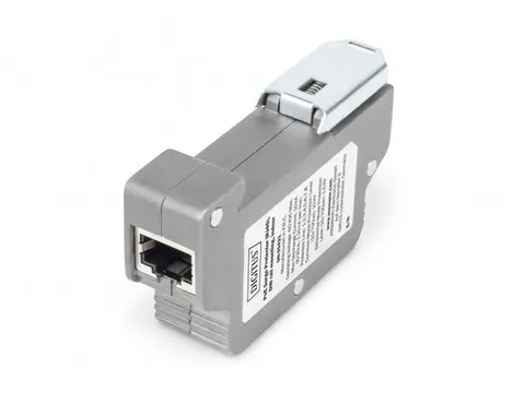 PoE overspanningsbeveiliging (RJ45), DIN-railmontage, binnen