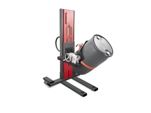 Verrijdbare Vatenheffer,Draagverm. 300Kg,Grijpsysteem M. Prismabekken