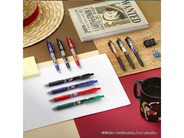 Pilot x One Piece Gelschrijver G-2 07 M rood Gum-Gum Fruit