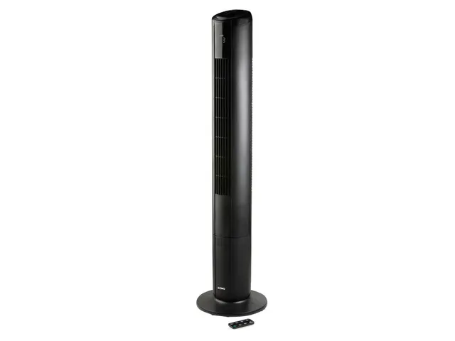 DOMO kolomventilator met sfeerlicht 105cm Zwart