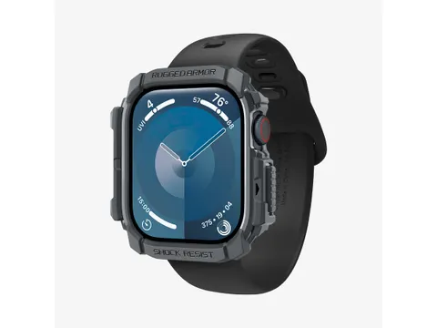 Spigen Rugged Armor Apple Watch 10 46mm Donkergrijs