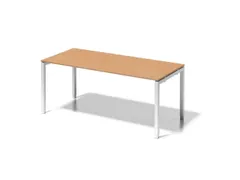In hoogte verstelbaar bureau,HxBxD 650-850x1800x800mm,blad beuken