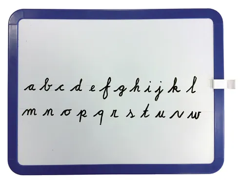 Whiteboard Desq 21x28cm tweezijdig magnetisch