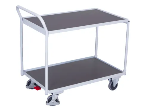 tafelwagen,draagverm. 250kg,2etage(s),laadvl. LxB 985x590mm,houtetage
