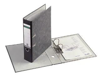 Ordner Leitz 1082 Folio 80mm Karton Zwart - 2