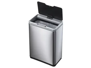 Stijlvolle Afvalbak Mirage Sensor Bin 45 Liter Mat Rvs Zwart - 2