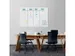 Tableau en verre magnétique XL Sigel 1500x1000x18mm blanc mat
