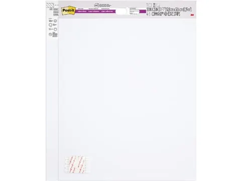 Post-it Wall/table Pad, ft 58,4 x 50,8 cm, pak van 2 x 20 vel