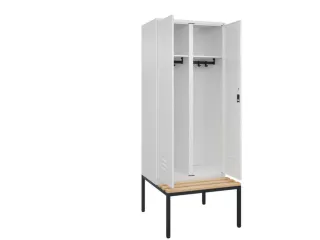 locker voor scheiding van kleding,HxBxD 2120x800x815mm,2vak - 2