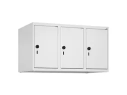opzetkast,v. locker,3vak.,vak B 300mm,HxBxD 500x900x500mm,vleugeldeur