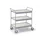 Universele Wagen 150kg Laadvl. Lxb 785x420mm 3 Etages Zilvergrijs