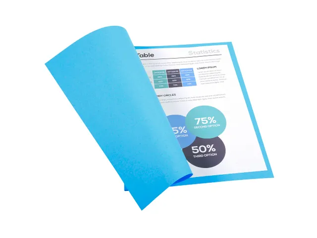 Dossiermap FOREVER 250 100%gerecycleerd Donkerblauw 100 Stuks