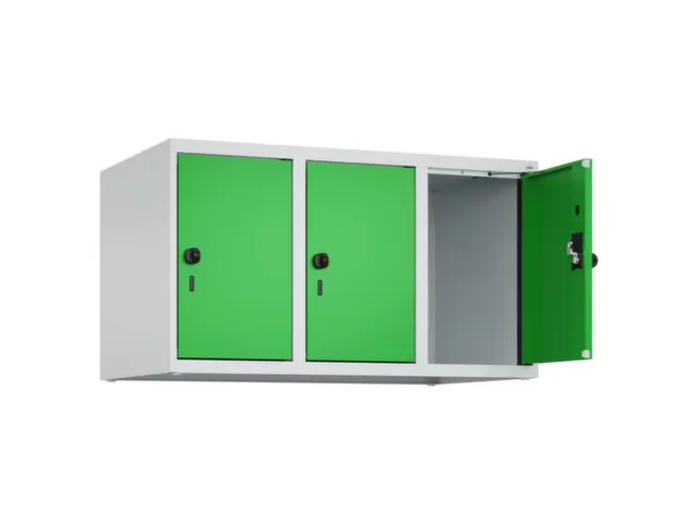 opzetkast,v. locker,3vak.,vak B 300mm,HxBxD 500x900x500mm,draaigrendel