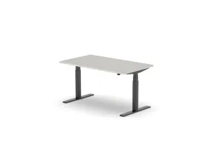 Elektrisch ihv bureau,HxBxD 650-1310x1800x900mm,blad lichtgrijs - 1