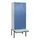 PBM-locker met bank,HxBxD 2120x800x815mm,2vak,vak B 400mm,draaigrendel