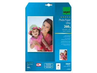 Inkjetfotopapier Sigel A4 Ultra 260 Gram Superwit 20 Vel Z - 1