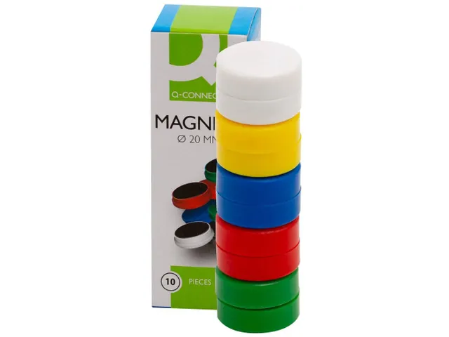 Magneten 20mm assorti 10 stuks