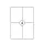 OUTLET Etiket Rillstab 105x148mm A6 Wit 400 Stuks