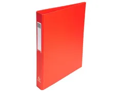 Ringmap PP A4 25mm 4 Rings Rood