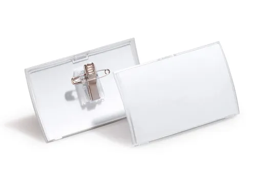 Badge Durable 8214 Click Fold met combiklem 54x90mm