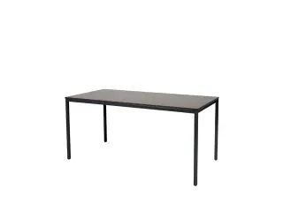 OUTLET Domino Basic Tafel Vaste Hoogte 1600x800mm Logan Eiken Zwart 4- - 1