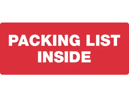 Etiket Packing List Inside 101x38mm Rol 300 Etiketten