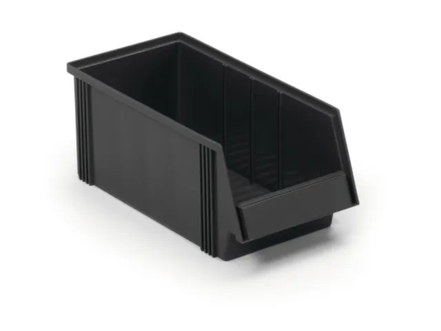 ESD-zichtbak,HxBxD 156x186x400mm,PP,zwart