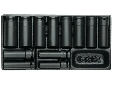 GEDORE 1500 ES K 19 L Set schroevendraaierbussen 1/2 inch in 1/3 ES mo