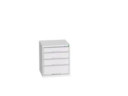 ladekast HxBxD 600x525x550mm 4laden romp RAL7035 front RAL7035