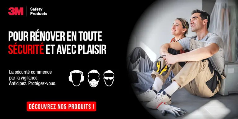 Travailler en toute sécurité avec 3M!