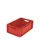 Euronorm Stapelkrat Pp 220x600x400mm Wanden/bodem Gesloten Rood 44l