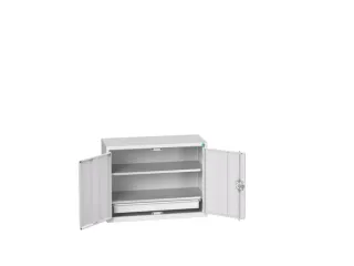 universele kast,HxBxD 600x800x350mm,2xStalen bodem,1lade(n) - 1