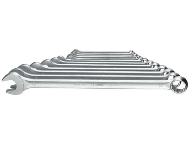 GEDORE 7 XL-012 Combinatiesleutelset,extra lang,12stuks 10-32mm