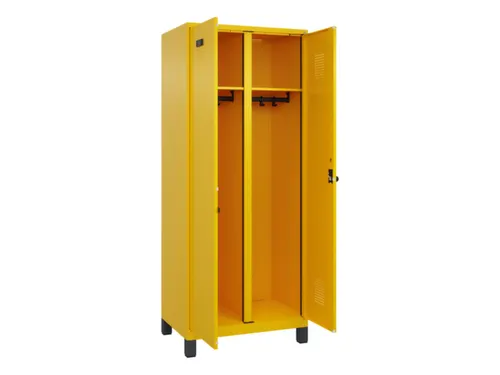 locker voor scheiding van kleding,HxBxD 1950x800x500mm,2vak