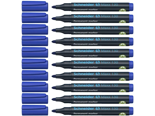 Viltstift Schneider Maxx 130 Rond Blauw 1-3mm