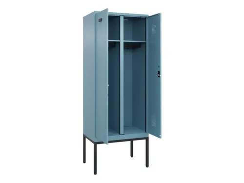 locker voor scheiding van kleding,HxBxD 2120x800x500mm,2vak