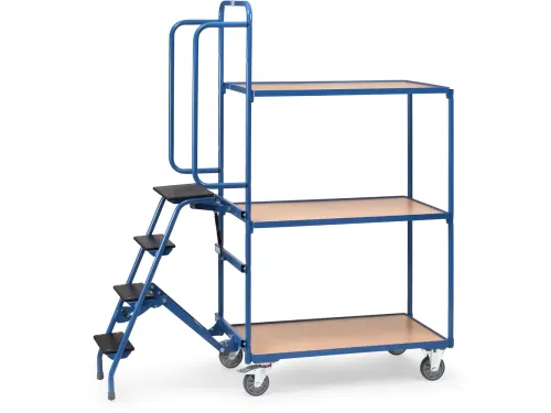 Orderverzamelwagens 2107 250kg 1000x600mm 3 Etages Hout