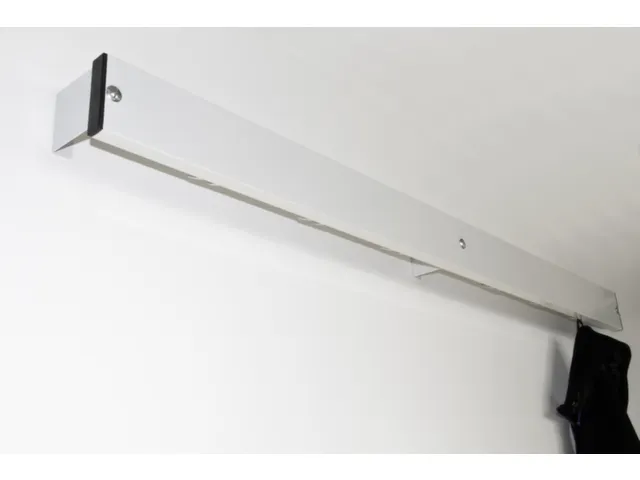 wandkapstok,HxL 100x2000mm,m. jashaak,aluminium/staal,RAL7035