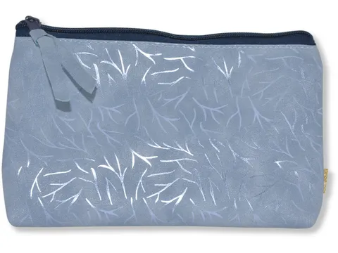 Etui Natural Beauty blauw. 22 x 15 cm.