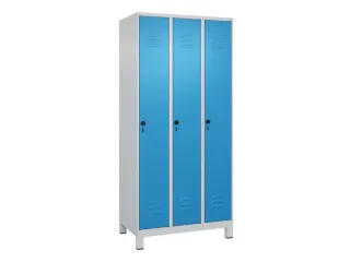 locker voor scheiding van kleding,HxBxD 1950x900x500mm,3vak - 1