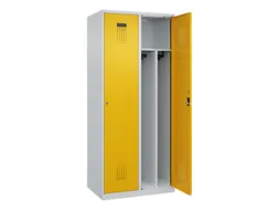 locker voor scheiding van kleding,HxBxD 1850x800x500mm,2vak